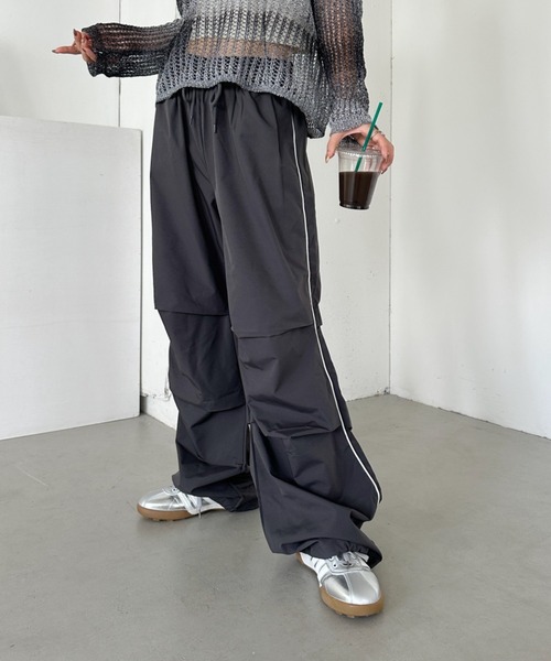 CLEA（クレア）の「サイドラインタック入りスノーパンツ（その他パンツ・レディース・ピンク/チャコールグレー/アイボリー/ブラック・MEDIUM）」の22枚目の写真