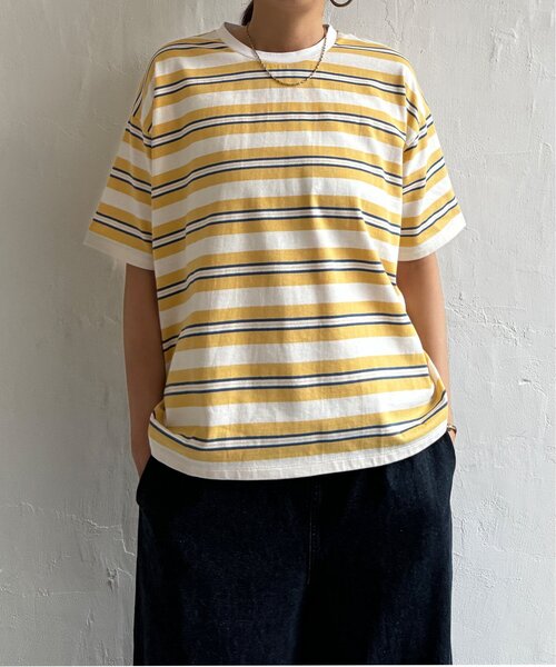 LBC（エルビーシー）の「マルチボーダーTee（Tシャツ/カットソー・レディース・イエロー/ブルー・M）」の16枚目の写真
