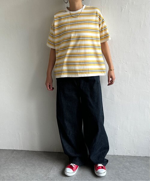 LBC（エルビーシー）の「マルチボーダーTee（Tシャツ/カットソー・レディース・イエロー/ブルー・M）」の13枚目の写真