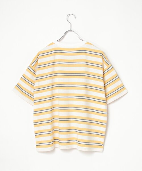 LBC（エルビーシー）の「マルチボーダーTee（Tシャツ/カットソー・レディース・イエロー/ブルー・M）」の9枚目の写真