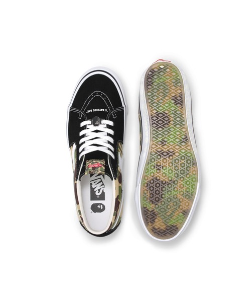 A BATHING APE（アベイシングエイプ）の「BAPE X VANS LX SK8 MID REISSUE 83（スニーカー・メンズ・グリーン・9/9.5/7/11/8/11.5/6.5/7.5/13/10/12/10.5/8.5）」の4枚目の写真