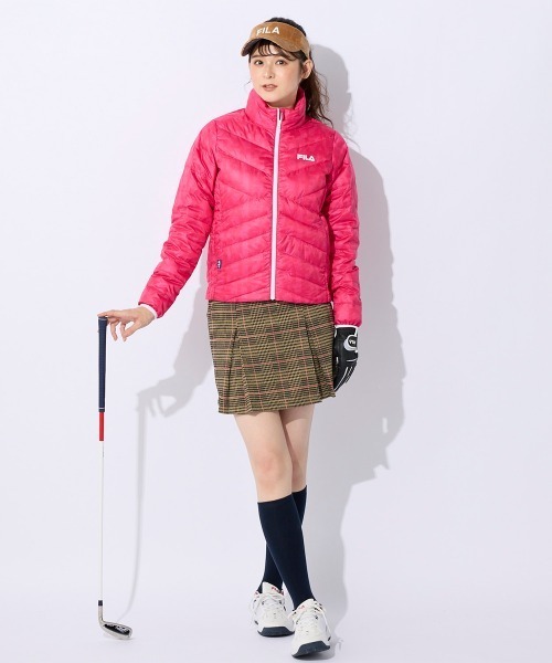 FILA GOLF(フィラゴルフ )の「撥水ハイブリッドダウンブルゾン(ダウンジャケット/コート・レディース・ブラック/ピンク・MEDIUM/LARGE/X-LARGE)」の22枚目の写真