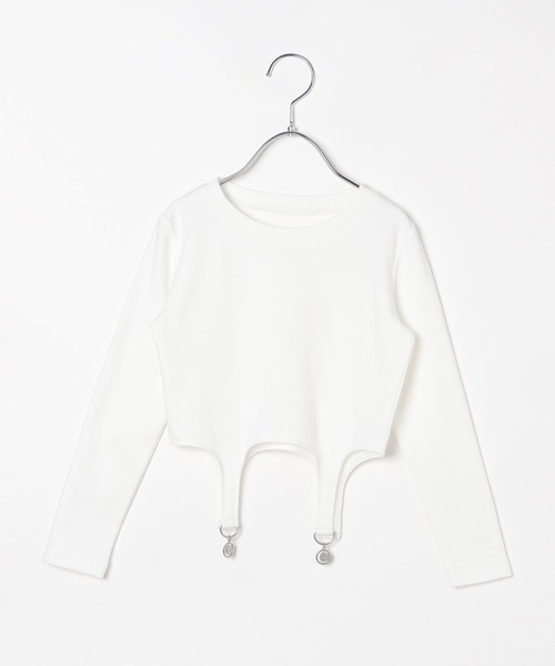 10C REPIPI（ジューシーレピピ）の「【10C REPIPI】HEMスソチャームトップス（Tシャツ/カットソー・キッズ・ブラック/ホワイト・130cm/120cm/110cm）」の9枚目の写真