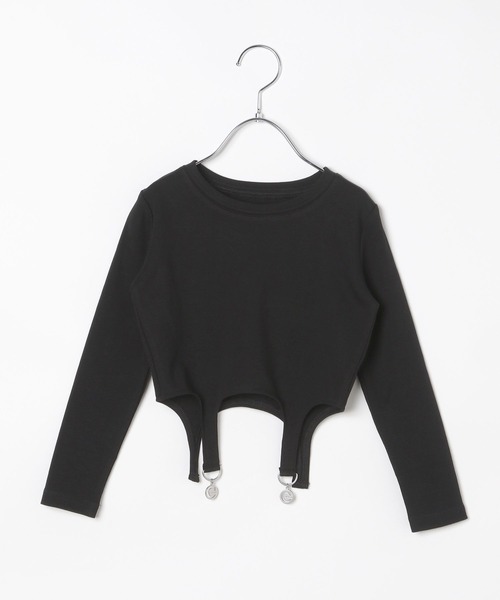 10C REPIPI（ジューシーレピピ）の「【10C REPIPI】HEMスソチャームトップス（Tシャツ/カットソー・キッズ・ブラック/ホワイト・130cm/120cm/110cm）」の21枚目の写真