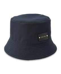 CULLNI（クルニ）の「CP-031 / Wool Cross Weave Leather Emblem Hat