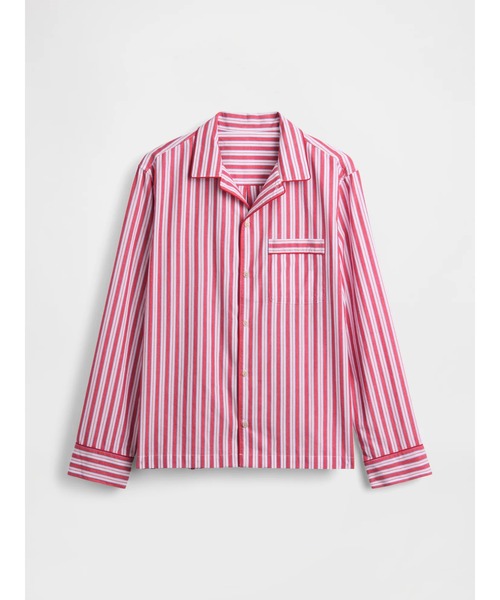 GAP(ギャップ)の「MadeSoft ポプリン パジャマシャツ(ルームウェア/パジャマ・レディース・ブルー/グリーン/ピンク/ライトグリーン/ホワイト×ネイビー/マルチ/ライトインディゴブルー・XS/S/M/XXS/L)」の14枚目の写真
