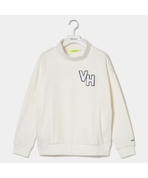 【VIVA HEART/GOLF】裏シャギーボートネック長袖プルオーバー