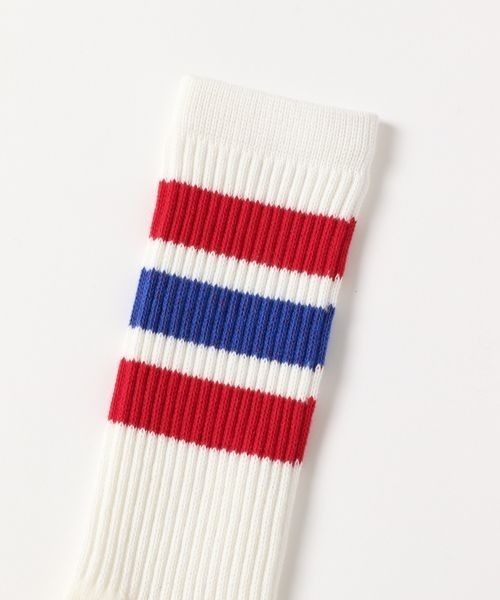 LOWRYS FARM（ローリーズファーム）の「フトラインハイソックス　135759（ソックス/靴下・キッズ・イエロー/グリーン/ブラック/パープル/レッド/ネイビー/ブルー/ピンク・M/XL/L/LARGE/MEDIUM/X-LARGE）」の16枚目の写真