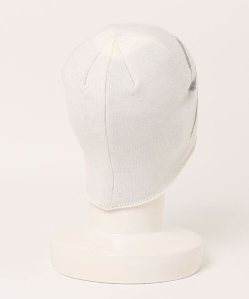 セール】リボン柄バイカラーニットキャップ（ニットキャップ/ビーニー