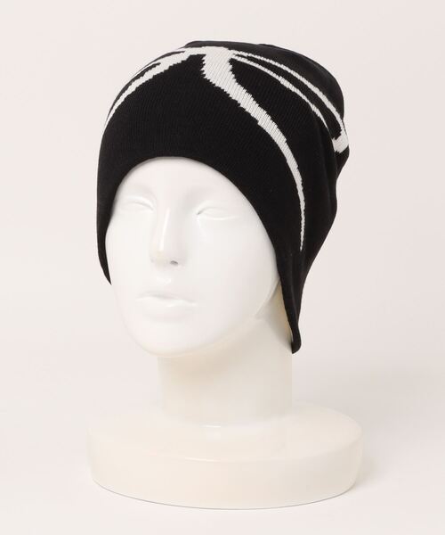 LADY LIKE(レディライク)の「リボン柄バイカラーニットキャップ(ニットキャップ/ビーニー・レディース・ネイビー/ブラック/オフホワイト・F)」の16枚目の写真