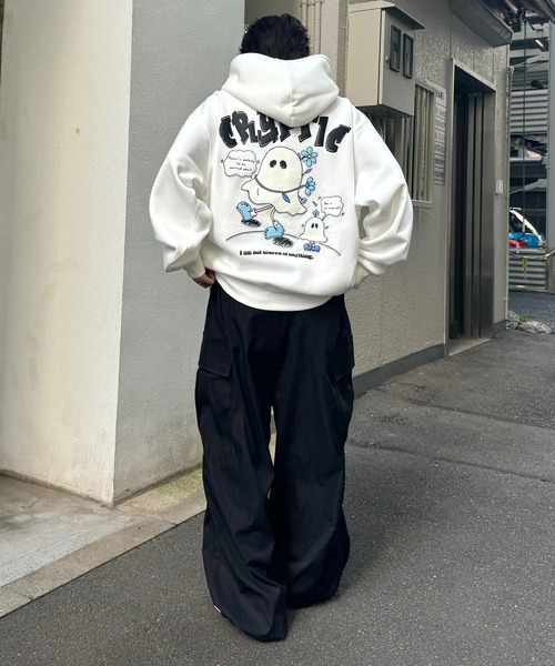 【 】リンウッド パーカ ☆ シルエットも機能も最高 ILL'S】24AW ビッグシルエット ゴーストルミナス 発泡プリント