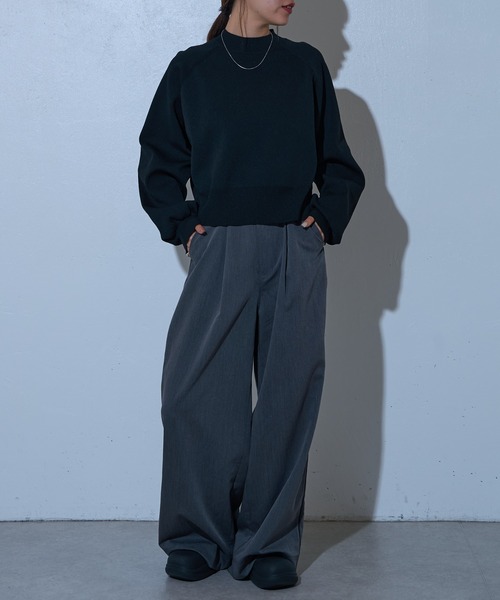 COLONY 2139（コロニートゥーワンスリーナイン）の「エステルヤーンラグランプルオーバー（ニット/セーター・レディース・ブルー/レッド/ブラック/パープル/チャコールグレー/ライトグレー・FREE）」の11枚目の写真