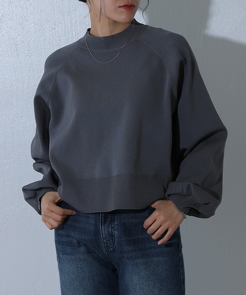 COLONY 2139（コロニートゥーワンスリーナイン）の「エステルヤーンラグランプルオーバー（ニット/セーター・レディース・ブルー/レッド/ブラック/パープル/チャコールグレー/ライトグレー・FREE）」の15枚目の写真