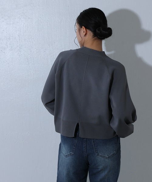 COLONY 2139（コロニートゥーワンスリーナイン）の「エステルヤーンラグランプルオーバー（ニット/セーター・レディース・ブルー/レッド/ブラック/パープル/チャコールグレー/ライトグレー・FREE）」の16枚目の写真