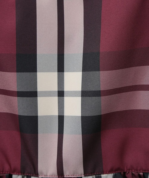 Sugar spoon（シュガースプーン）の「・SUGAR　SPOON　チェックペプラムビスチェ（ベスト・レディース・ブルー/ボルドー・FREE）」の16枚目の写真