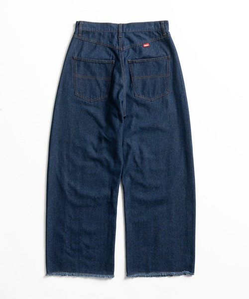 Adoon plain(アドーンプレーン)の「WIDE CURVED DENIM PANTS / ワイドカーブデニムパンツ(デニムパンツ・メンズ・キナリ/インディゴブルー・MEDIUM/LARGE)」の9枚目の写真