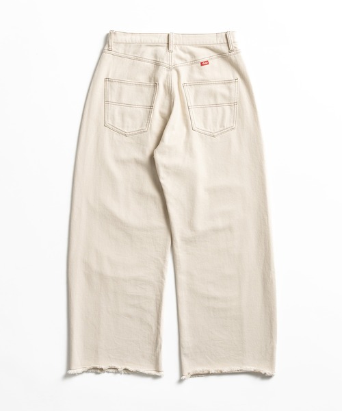 Adoon plain(アドーンプレーン)の「WIDE CURVED DENIM PANTS / ワイドカーブデニムパンツ(デニムパンツ・メンズ・キナリ/インディゴブルー・MEDIUM/LARGE)」の11枚目の写真