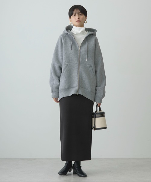 AMERICAN HOLIC（アメリカンホリック）の「ミラノリブニットタイトスカート（スカート・レディース・アイボリー/ブラック/ブルーグリーン/杢グレー・S/L/M）」の15枚目の写真