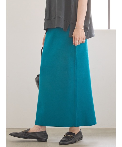 AMERICAN HOLIC（アメリカンホリック）の「ミラノリブニットタイトスカート（スカート・レディース・アイボリー/ブラック/ブルーグリーン/杢グレー・S/L/M）」の22枚目の写真