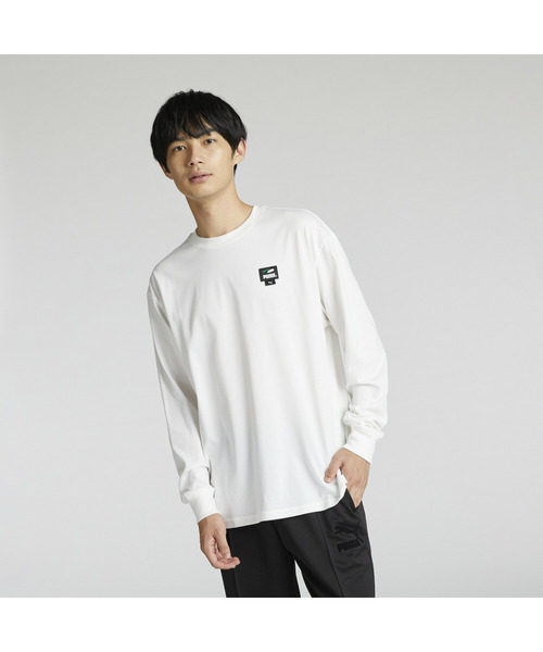 セール】PUMA プーマ メンズ スケートボード PUMAS 長袖 Tシャツ