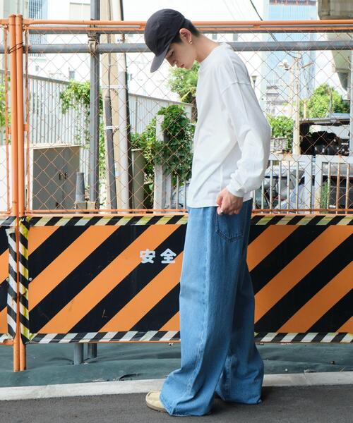 WEGO(ウィゴー)の「WEGO/ビッグコットンT(Tシャツ/カットソー・メンズ・ホワイト/ブラック・MEDIUM/LARGE)」の7枚目の写真