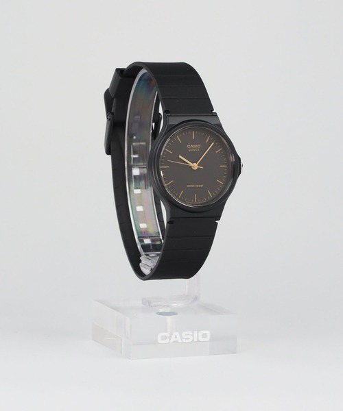 CASIO(カシオ)の「CASIO Collection / MQ-24-1ELJH(アナログ腕時計・メンズ・ブラック×ゴールド・FREE)」の5枚目の写真