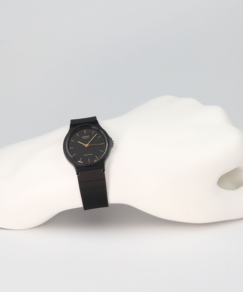 CASIO(カシオ)の「CASIO Collection / MQ-24-1ELJH(アナログ腕時計・メンズ・ブラック×ゴールド・FREE)」の9枚目の写真