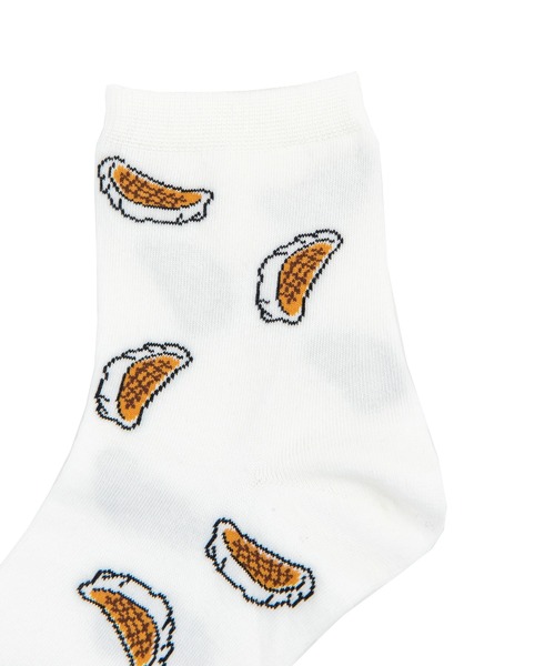 PUNYUS（プニュズ）の「フード総柄ソックス（ソックス/靴下・レディース・レッド系その他/ブルー・FREE）」の3枚目の写真