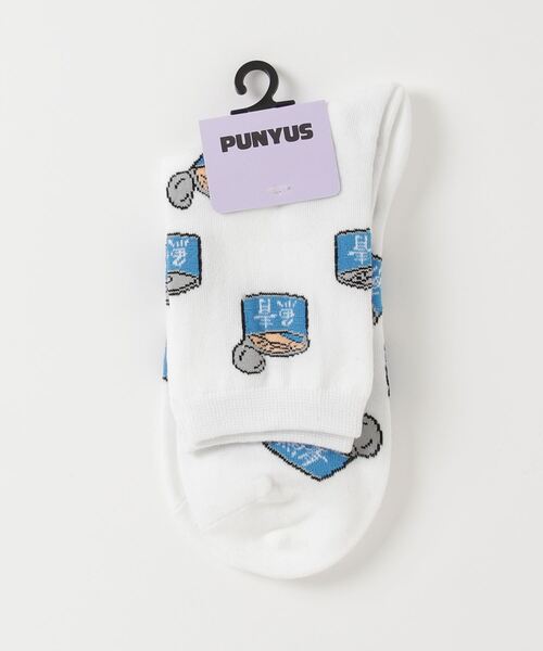 PUNYUS（プニュズ）の「フード総柄ソックス（ソックス/靴下・レディース・レッド系その他/ブルー・FREE）」の7枚目の写真