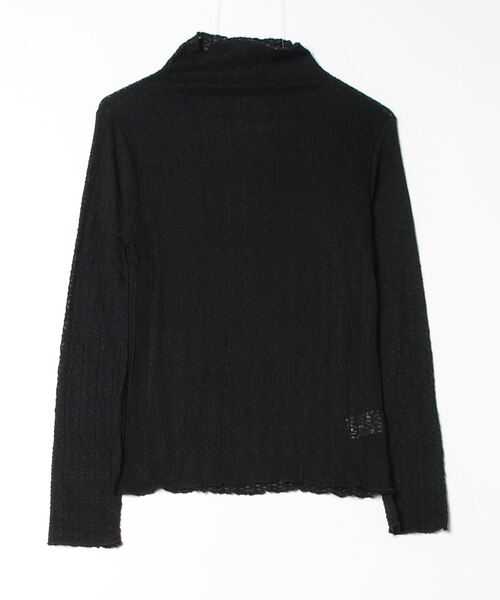 Per sist ence（パーシエンス）の「シアーレースメローハイネックトップス（Tシャツ/カットソー・レディース・ホワイト/ブラック/ベージュ・FREE）」の7枚目の写真