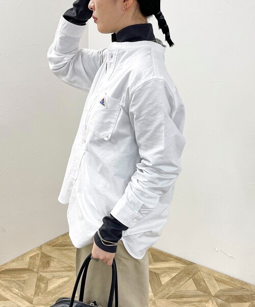 fredy emue（フレディエミュ）の「【GEVACO/ゲバコ】OXバンドカラー長袖シャツ（シャツ/ブラウス・レディース・オフホワイト/ホワイト系その他4/ブルー系その他7/ブラック系その他/ブラック系その他3・38）」の16枚目の写真