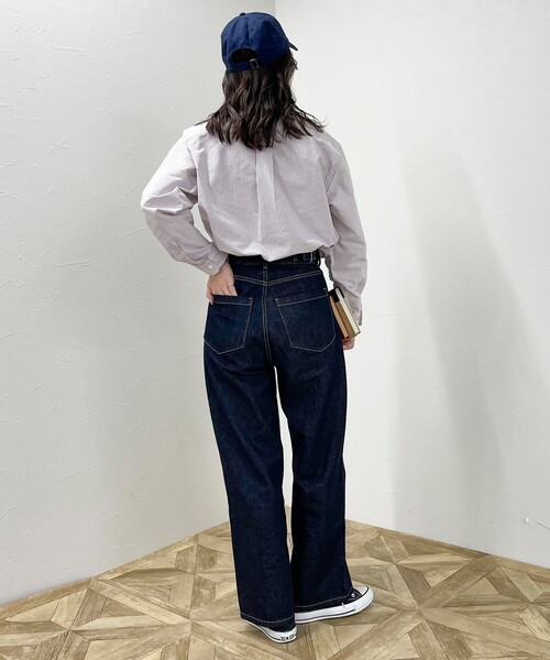 fredy emue（フレディエミュ）の「【GEVACO/ゲバコ】OXバンドカラー長袖シャツ（シャツ/ブラウス・レディース・オフホワイト/ホワイト系その他4/ブルー系その他7/ブラック系その他/ブラック系その他3・38）」の18枚目の写真