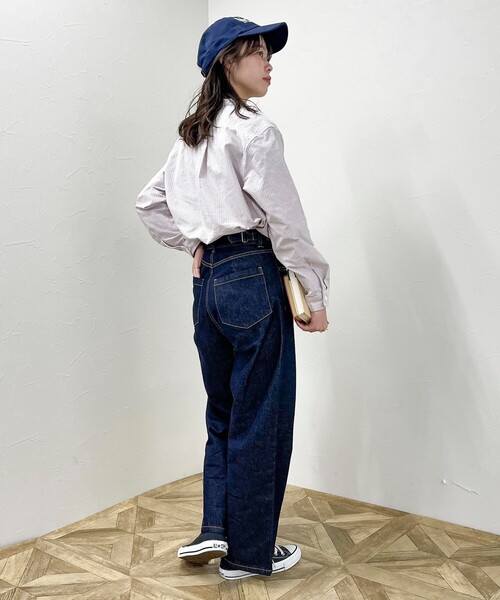 fredy emue（フレディエミュ）の「【GEVACO/ゲバコ】OXバンドカラー長袖シャツ（シャツ/ブラウス・レディース・オフホワイト/ホワイト系その他4/ブルー系その他7/ブラック系その他/ブラック系その他3・38）」の19枚目の写真