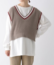 LEPSIM | 【産前・産後対応】マタニティ／チルデンベストセットチュニック　149138(マタニティウェア/グッズ)