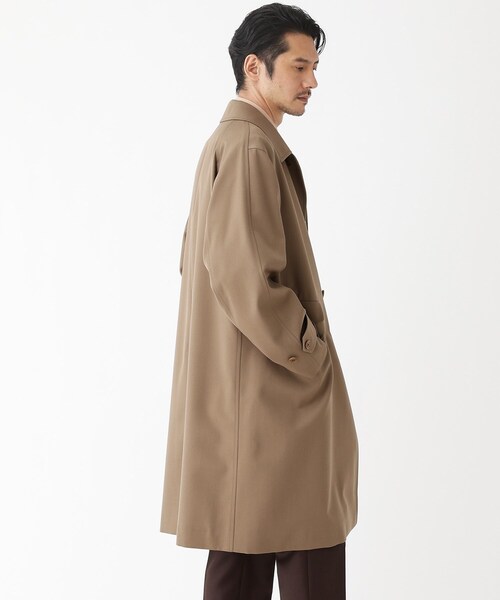 TAKEO KIKUCHI(タケオキクチ)の「◆【THE FLAGSHIP】ヴィンテージギャバジン ステンカラー コート(ステンカラーコート・メンズ・ネイビー/サンドベージュ・02/03/04)」の10枚目の写真