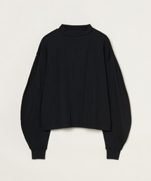 three dots◆Melange big sleeve top/ニット・セーター(薄手)/ウール/GRY/ML201Y three dots(スリードッツ) / Melange big sleeve top/ニット