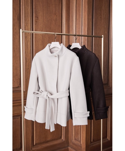 Her lip to Viana Wool Short Coat ペタルSサイズ Her lip to（ハーリップトゥー）の「Viana Wool Short Coat（ノー