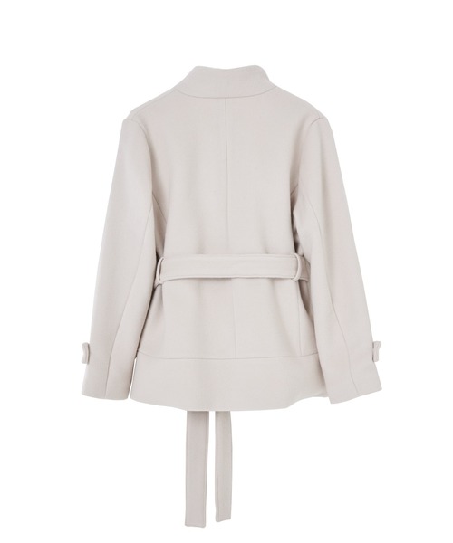 チ*読様 未着用新品ハーリップトゥ★Viana Wool Short Coatペ Herlipto ハーリップトゥ Viana Wool Short Coat