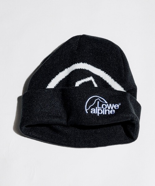 Lowe alpine（ロウアルパイン）の「LOWE ALPINE/ロウアルパイン 別注 LOWE ALPINE LOGO BEANIE/ロゴ ビーニー ニットキャップ（ニットキャップ/ビーニー・メンズ・ネイビー/パープル/ワインレッド/グレー/ブラック・ﾌﾘ-）」の17枚目の写真