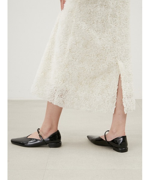 【セール】フラワーチュールファブリックタイトスカート（スカート）｜Mila Owen（ミラオーウェン）