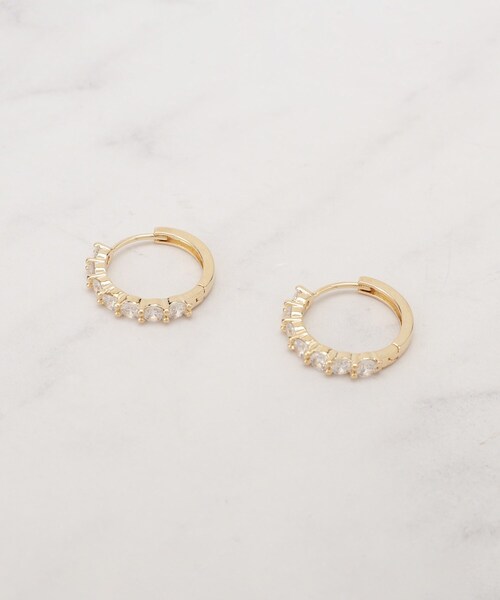 SHOO・LA・RUE（シューラルー）の「【セレモニー】ワンタッチピアス（ピアス（両耳用）・レディース・シルバー/ゴールド/シルバー系/ゴールド系/シルバー系1/ゴールド系1・00）」の6枚目の写真