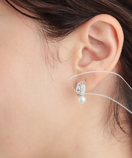 SHOO・LA・RUE（シューラルー）の「【セレモニー】ワンタッチピアス（ピアス（両耳用）・レディース・シルバー/ゴールド/シルバー系/ゴールド系/シルバー系1/ゴールド系1・00）」の10枚目の写真