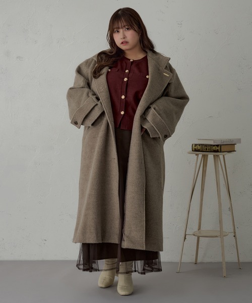 【Y】レオナール　大きめ　ペイズリー柄ウールコート 2025年最新】Yahoo!オークション -レオナール コートの中古品