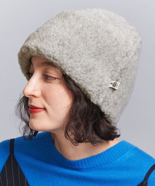 COLD BREAKER（コールドブレーカー）の「＜COLDBREAKER＞ライト エッグ ハット（ハット・レディース・ライトグレー/ブラウン・FREE）」の4枚目の写真