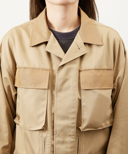 JANESMITH(ジェーンスミス)の「JANESMITH ジェーンスミス / FATIGUE JACKET ファティーグミリタリージャケット / 9WJK-#908L(ミリタリージャケット・レディース・ベージュ・38/36)」の8枚目の写真