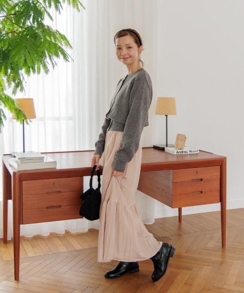 flower（フラワー）の「ホリデースパングルニット（ニット/セーター・レディース・アイボリー/グレー/ブラック・FREE）」の8枚目の写真