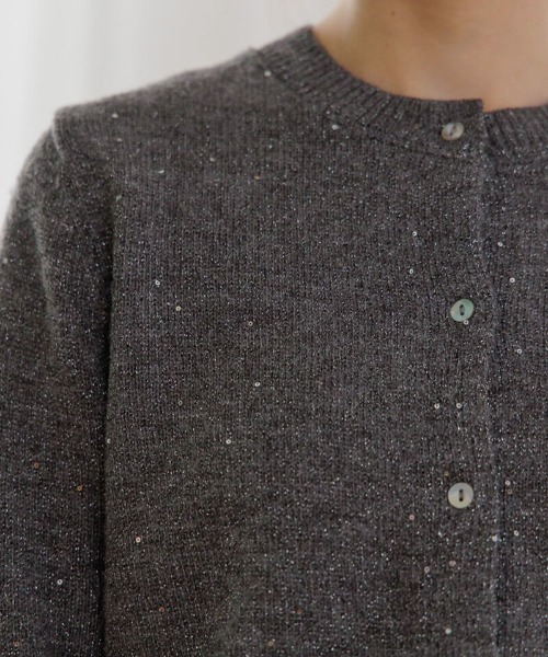 flower（フラワー）の「ホリデースパングルニット（ニット/セーター・レディース・アイボリー/グレー/ブラック・FREE）」の10枚目の写真