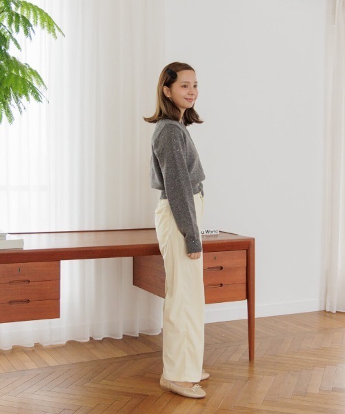 flower（フラワー）の「ホリデースパングルニット（ニット/セーター・レディース・アイボリー/グレー/ブラック・FREE）」の15枚目の写真