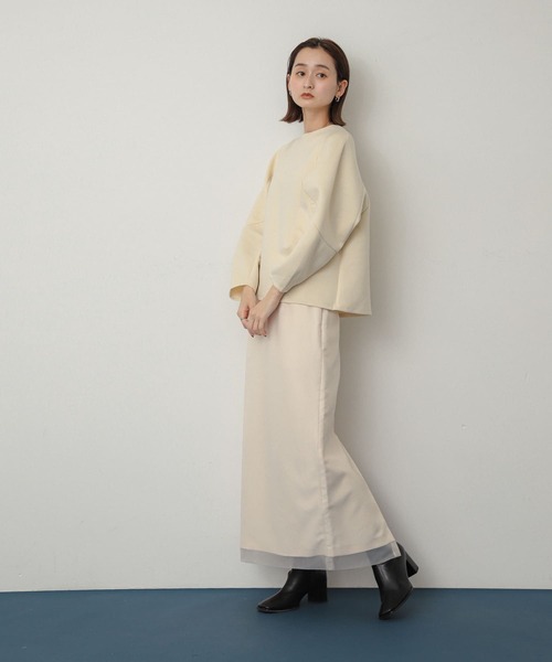 セール】オーガンジーレイヤードスカート（スカート）｜SENSE OF PLACE