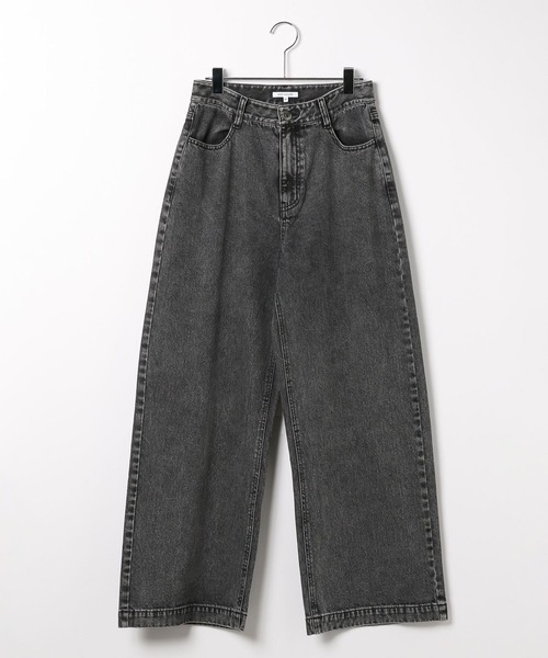 セール】大人見えワイドストレート/AND YUA ANY/147475（デニムパンツ